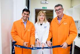 The first fully automated analytical laboratory in Lek was officially opened by Subodh Deshmukh, Head of Global Development in Sandoz, Ph.D., Tina Trdan Lušin, Head of Prototype Analytics Group 1, PhD, and Bojan Mitrović, Head of Analytical Development at the Development Center Slovenia.