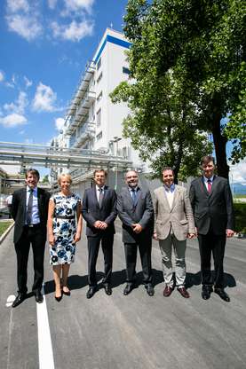 From left: Jerh Collins, Vesna Kapelj, Dr Miro Cerar, Vojmir Urlep, Juan Andres and Egidij Capuder