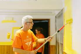 Barvanje sob v domu za Slepo in slabovidno mladino
