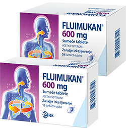 Fluimukan® 600 mg, šumeče tablete