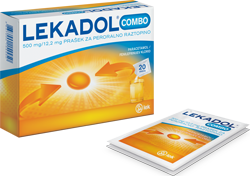 Lekadol® Combo 500 mg/12,2 mg, prašek za peroralno raztopino