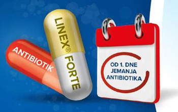 Linex Forte - Že prvi dan jemanja antibiotika