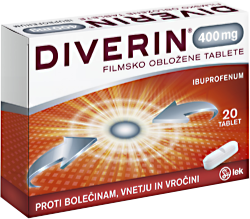 Diverin® 400 mg, filmsko obložene tablete