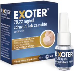 Exoter® 78,22 mg/ml zdravilni lak za nohte